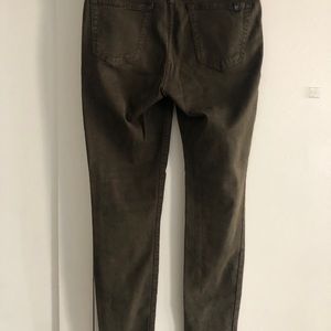 Joe’s jeans military green stretch jeans